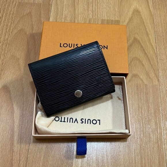 Louis Vuitton Epi Noir Flap cardholder - Picture 3 of 13